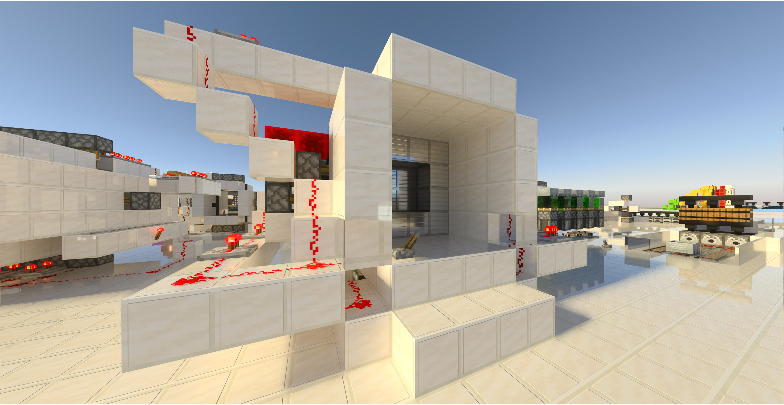 Redstone piston door